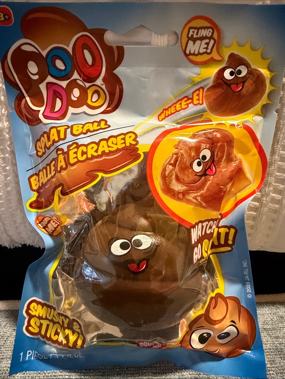 Splat Ball Kids Toy - Brown Sticky Squishy original NEW